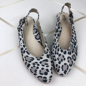 Earth Uptown Ursula Taupe Multi Slingback Heels